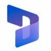 Microsoft Dynamics 365 CRM Logo, blaues D