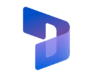 Microsoft Dynamics 365 CRM Logo, blaues D