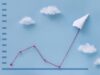 Clouds in Diagramm mit einem Aufwärtspfeil, zum Thema Data Services; NetApp-Storage