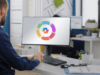 FAQ Microsoft Copilot: Logo auf Monitor im Büro