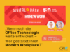 digital bash - New Work, Bild-Text Einladung, ORBIT Speaker-Slot Modern Workplace