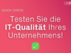 IT-Qualität Quick Check