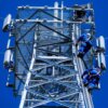 ORBIT Referenzkunde: DFMG Deutsche Funkturm GmbH | ORBIT sorgt für die Standortbescheinigung | Bild eines Sendemastes vor blauem Himmel