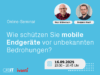 Gemeinsam mit unserem Partner Ivanti zeigen wir Ihnen, wie Sie Ihre mobile Sicherheitsstrategie optimieren und Angreifern keine Chance lassen.